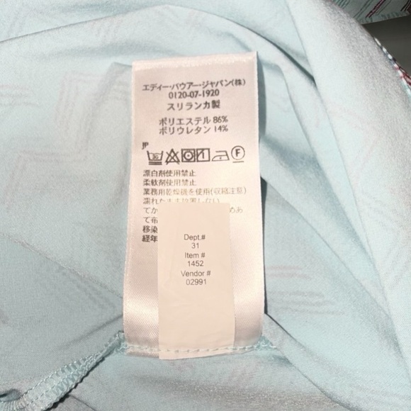 Eddie Bauer Departure Sleeveless Shirt Dress Size 2XL Blue Chevron Pattern - Picture 13 of 13